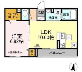 オランジュ【1階】の間取り