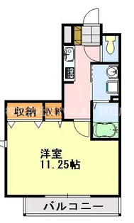 グランシップ蘇我【2階】の間取り