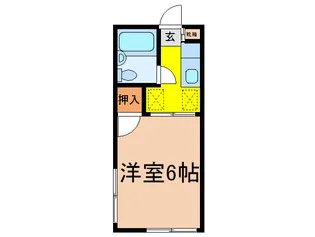 コ-ポサンドベ-ジュ【1階】の間取り