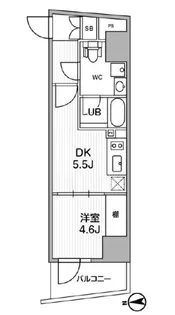 ALTERNA中野【3階】の間取り