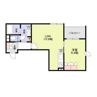 ヒンメルブラウ 野方【2階】の間取り