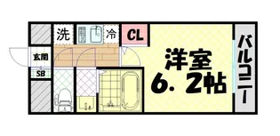 グランパシフィック長橋【5階】の間取り