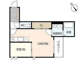 REGALEST そらきら【1階】の間取り