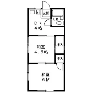 三矢梨庵【1階】の間取り