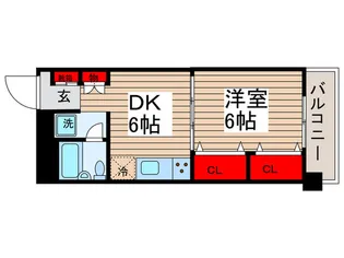 メイプル森戸【2階】の間取り