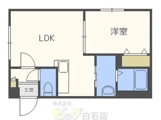 INFINITY東札幌I【2階】の間取り