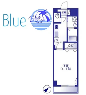 リバレイン【2階】の間取り