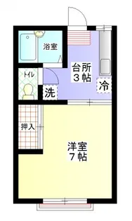 木の実ハイツ【1階】の間取り