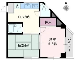アトラス大山【7階】の間取り