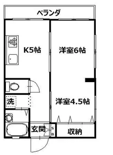 森マンション【1階】の間取り