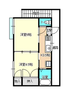 コーポヒロ【2階】の間取り