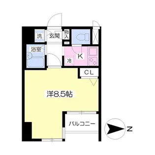 ガーラプレイス錦糸町【7階】の間取り