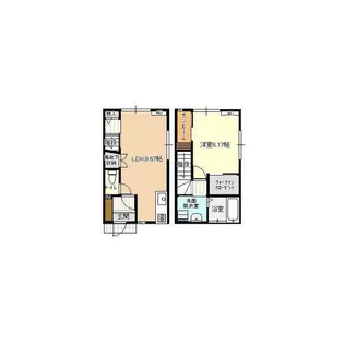 ビオラ古定塚A棟【1階】の間取り