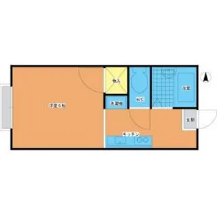 ドエルアラモト【2階】の間取り