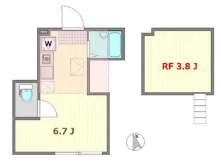 バーミープレイス葛西【1階】の間取り
