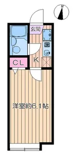 エクレール東小岩IIA【1階】の間取り