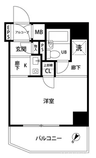 プレール新宿余丁町【4階】の間取り