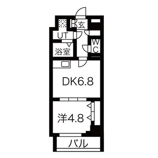ルネサンスコート築地【8階】の間取り