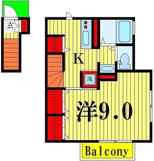 Eterno・Luna B【2階】の間取り