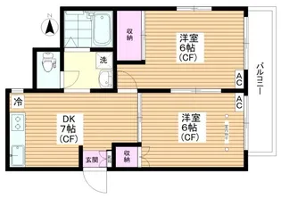 【旭化成ヘーベルメゾン】パークサイドシャトル【2階】の間取り