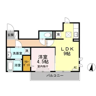 パークリバーI【1階】の間取り