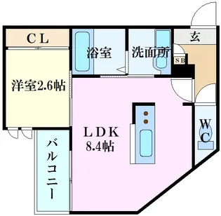 REGALEST ビリオン【2階】の間取り
