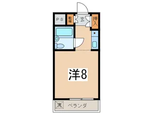 セザ-ル東白楽【2階】の間取り