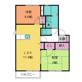 フォーレス藤坂 3棟【2階】の間取り