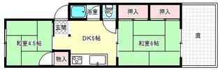 加賀ハイム【1階】の間取り