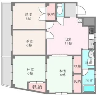 第1コミヤビリーフ【1階】の間取り