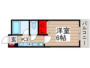 セレ-ノ並木【6階】の間取り