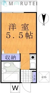 光ハイツ【2階】の間取り