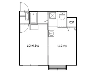 ウエスタンコート【2階】の間取り