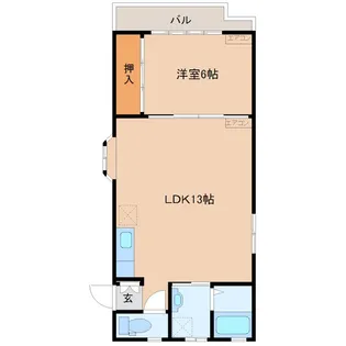 パルテノン【2階】の間取り