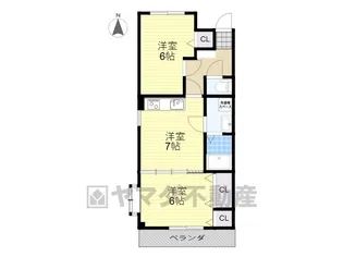 ベルテ アイリス【2階】の間取り