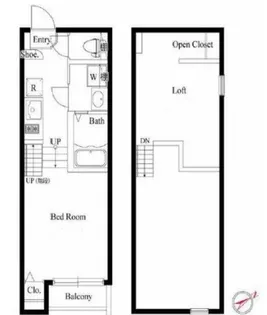 Garden Walk【1階】の間取り