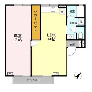 プラムヒルズ【1階】の間取り