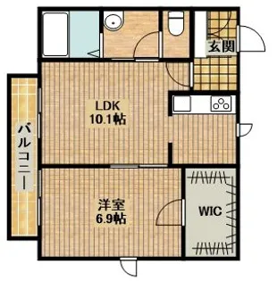 サニックスプラザTAMAGAWA【2階】の間取り