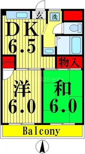 弘道ハイツ【2階】の間取り