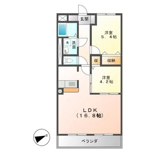 イストワール城西【3階】の間取り