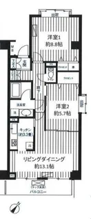 メゾン芝浦【10階】の間取り