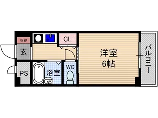 シロハイヌ【3階】の間取り