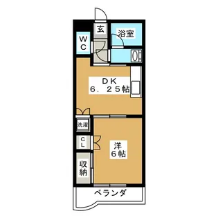 ピアハイツ【2階】の間取り