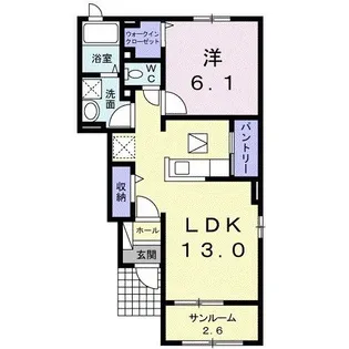 GRAND ADREA II【1階】の間取り