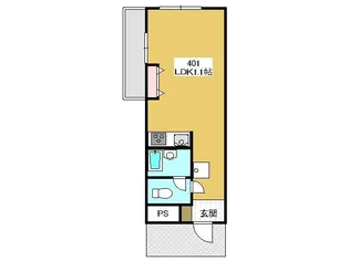 ●プリマヴェーラ【4階】の間取り