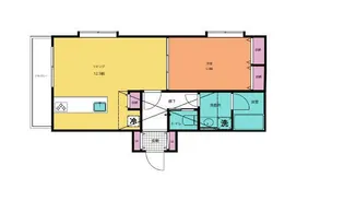 GAキューブひかり【2階】の間取り