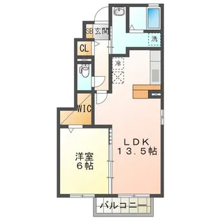 サンクレール【1階】の間取り