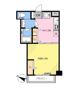 コフレ板橋本町【5階】の間取り