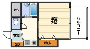中之島アンフィニ【7階】の間取り