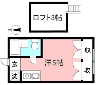 メゾン西野川II【2階】の間取り